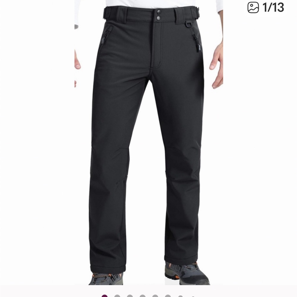 Outdoor Venture Men’s Waterproof Wind Fleece Lined Pants